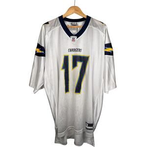 Reebok NFL San Diego Chargers Philip Rivers #17 Authentic White Jersey Mens 2XL